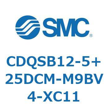 薄形シリンダ/コンパクトタイプ CDQSB12-5 SMC