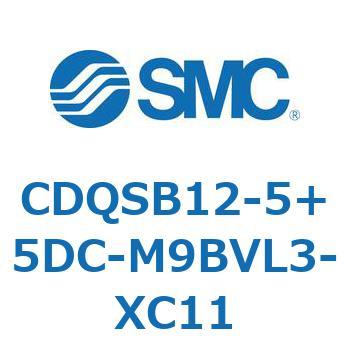 薄形シリンダ/コンパクトタイプ CDQSB12-5 SMC