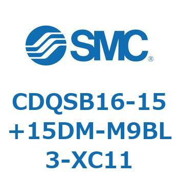 薄形シリンダ/コンパクトタイプ CDQSB16-1 SMC
