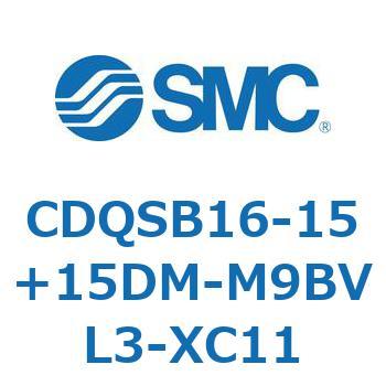 薄形シリンダ/コンパクトタイプ CDQSB16-1 SMC
