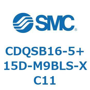 薄形シリンダ/コンパクトタイプ CDQSB16-5 SMC