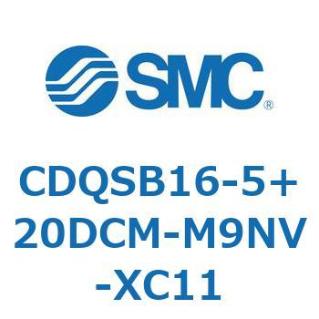 薄形シリンダ/コンパクトタイプ CDQSB16-5 SMC