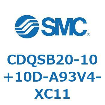 薄形シリンダ/コンパクトタイプ CDQSB20-1 - SMC