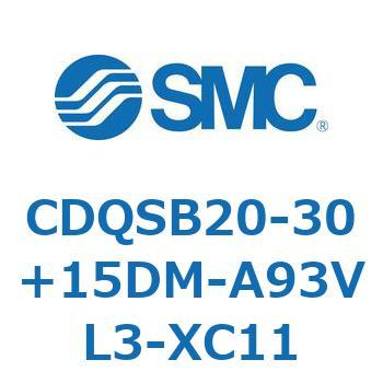 薄形シリンダ/コンパクトタイプ CDQSB20-3 SMC