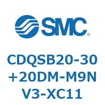 薄形シリンダ/コンパクトタイプ CDQSB20-3 SMC