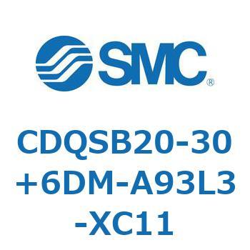 薄形シリンダ/コンパクトタイプ CDQSB20-3 SMC