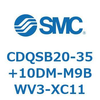 薄形シリンダ/コンパクトタイプ CDQSB20-3 SMC
