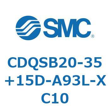 薄形シリンダ/コンパクトタイプ CDQSB20-3 SMC