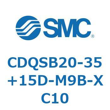 薄形シリンダ/コンパクトタイプ CDQSB20-3 SMC