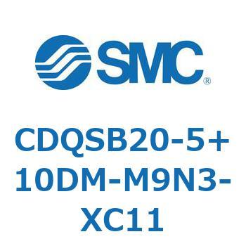 薄形シリンダ/コンパクトタイプ CDQSB20-5 SMC