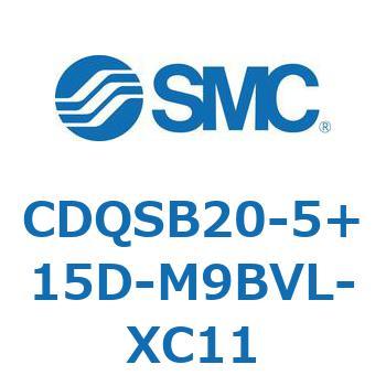 薄形シリンダ/コンパクトタイプ CDQSB20-5 SMC