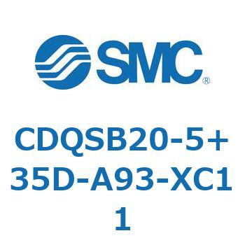 薄形シリンダ/コンパクトタイプ CDQSB20-5 SMC