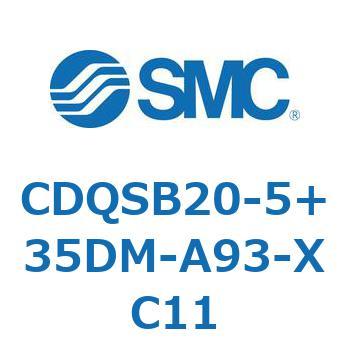 薄形シリンダ/コンパクトタイプ CDQSB20-5 SMC
