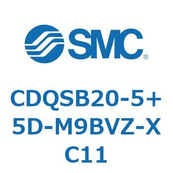 薄形シリンダ/コンパクトタイプ CDQSB20-5 SMC