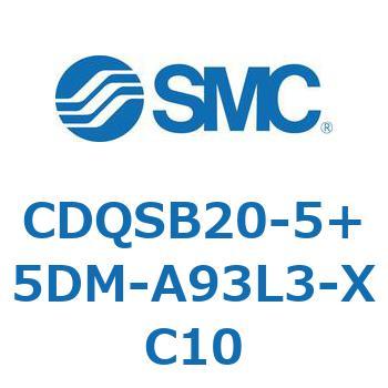 薄形シリンダ/コンパクトタイプ CDQSB20-5 SMC