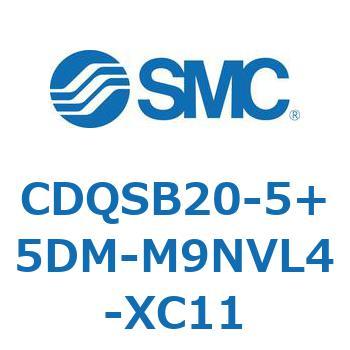 薄形シリンダ/コンパクトタイプ CDQSB20-5 SMC