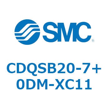 CDQSB20-7+0DM-XC11 薄形シリンダ/コンパクトタイプ CDQSB20-7 SMC 複動片ロッド 10,485円