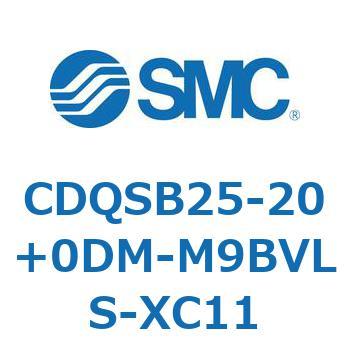 薄形シリンダ/コンパクトタイプ CDQSB25-2 - SMC