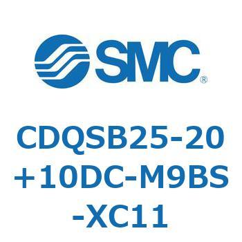 薄形シリンダ/コンパクトタイプ CDQSB25-2 - SMC