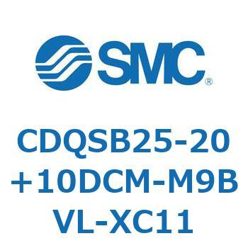 薄形シリンダ/コンパクトタイプ CDQSB25-2 - SMC