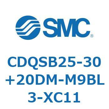 薄形シリンダ/コンパクトタイプ CDQSB25-3 SMC