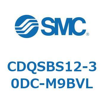 CDQSBS12-30DC-M9BVL 薄形シリンダ/コンパクトタイプ CDQSBS12 SMC 複動片ロッド シリンダストローク30mm