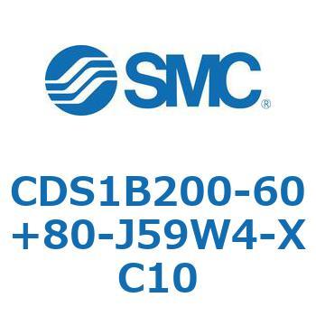 CDS1B200-60+80-J59W4-XC10 エアシリンダ/標準形：給油タイプ CDS1B200 SMC 複動片ロッド