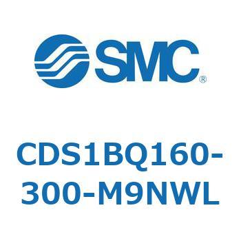 CDS1BQ160-300-M9NWL エアシリンダ/標準形：給油タイプ CDS1BQ160 SMC 複動片ロッド シリンダストローク300mm