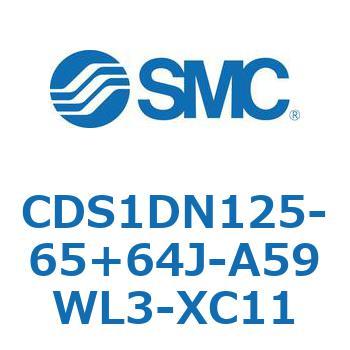エアシリンダ/標準形：無給油タイプ CDS1DN125 SMC