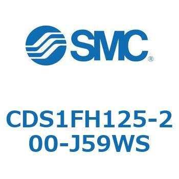 CDS1FH125-200-J59WS エアシリンダ/標準形：エアハイドロタイプ CDS1FH125 SMC 複動片ロッド シリンダストローク200mm 34,437円