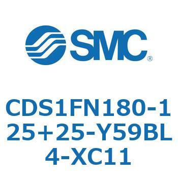 エアシリンダ/標準形：無給油タイプ CDS1FN180 SMC