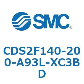 CDS2F140-200-A93L-XC3BD 標準形エアシリンダ(角形カバー) CDS2F140-2 SMC 複動片ロッド シリンダストローク200mm