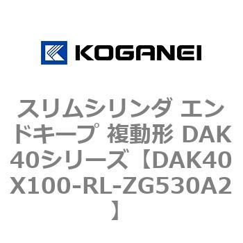 DAK40X100-RL-ZG530A2 スリムシリンダ エンドキープ 複動形 DAK40シリーズ コガネイ 53422775