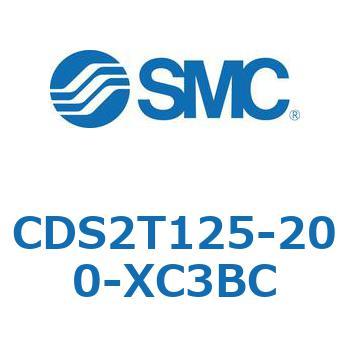 CDS2T125-200-XC3BC 標準形エアシリンダ(角形カバー) CDS2T125-2 SMC 複動片ロッド シリンダストローク200mm 29,887円