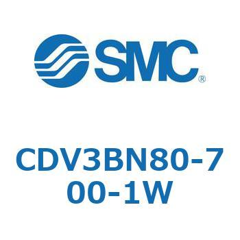 バルブ付エアシリンダ CDV3BN80 - SMC
