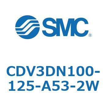 バルブ付エアシリンダ CDV3DN SMC