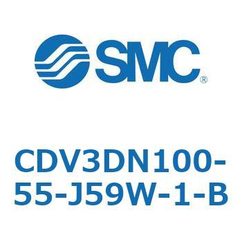 バルブ付エアシリンダ CDV3DN SMC