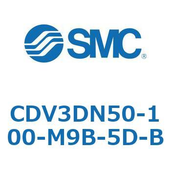 バルブ付エアシリンダ CDV3DN SMC