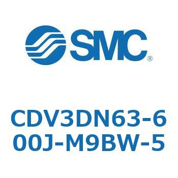 バルブ付エアシリンダ CDV3DN SMC