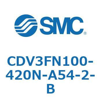バルブ付エアシリンダ CDV3FN100 SMC