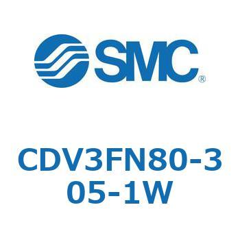 バルブ付エアシリンダ CDV3FN80 SMC