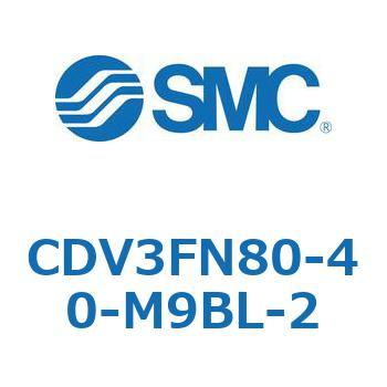 バルブ付エアシリンダ CDV3FN80 SMC