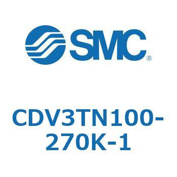 バルブ付エアシリンダ CDV3TN100 SMC