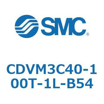 CDVM3C40-100T-1L-B54 バルブ付エアシリンダ CDVM3C SMC 単動 チューブ内径40mmストローク100mm