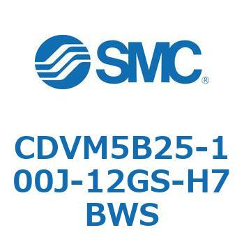バルブ付エアシリンダ CDVM5B25 SMC