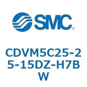 バルブ付エアシリンダ CDVM5C25 - SMC