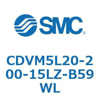 バルブ付エアシリンダ CDVM5L20 SMC