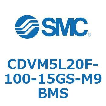 バルブ付エアシリンダ CDVM5L20 SMC