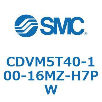 バルブ付エアシリンダ CDVM5T40 - SMC