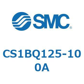 CS1BQ125-100A 標準形エアシリンダ(角形カバー) CS1BQ SMC 複動片ロッド 両側クッション付 チューブ内径125mmシリンダストローク100mm